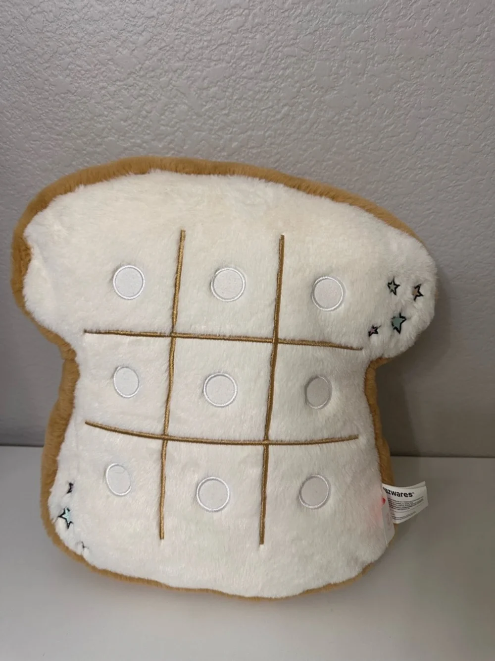 Russ Berrie Breakfast Toast Tic Tac Toe Plush Playset Game - Picture 2 of 3